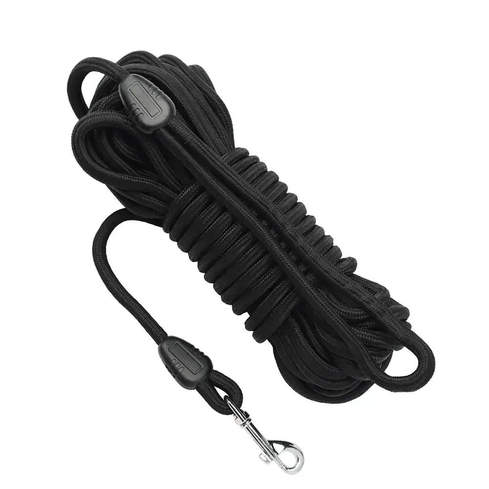 5M/10M/15M Long Style Big Dog Leash Tracking Round Rope Outdoor Walk Training Pet Lead Leashes For Medium Large Dogs by PawHaven