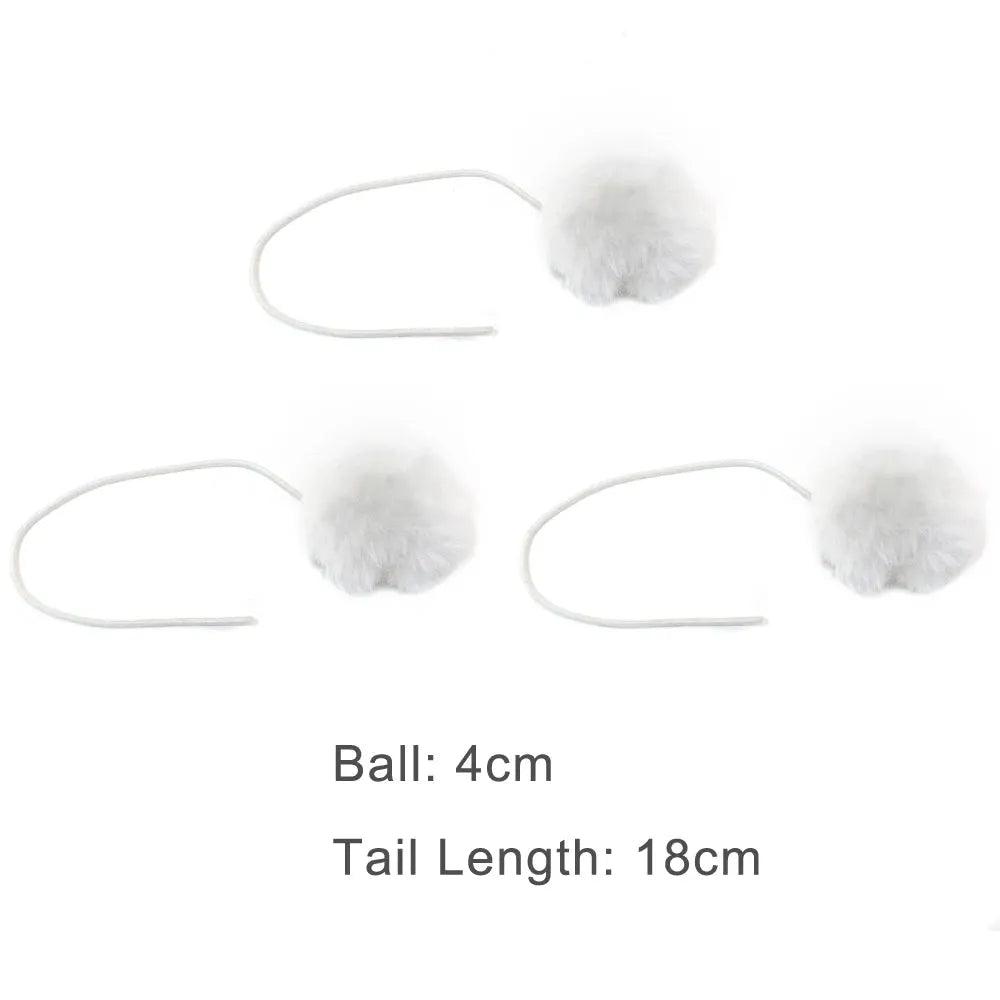 Hanging Furry Balls Cat House Toys Accessories Sisal Hang Ball Pet Toy Supplies by PawHaven