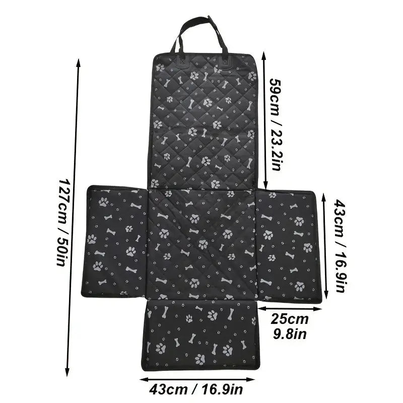 CAWAYI KENNEL Pet Dog Carrier Car Seat Cover Carry Cat Puppy Bag Car Travel Folding Hammock Waterproof Dogs Basket Pet Carriers by PawHaven