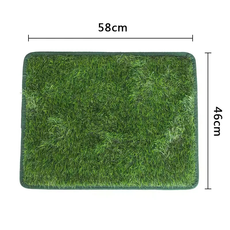 Artificial Grass Dog Potty Pad Reusable Washable Odor Resistant Drainage Turf Mat Dog Housebreaking Training Toilet For Indoor by PawHaven