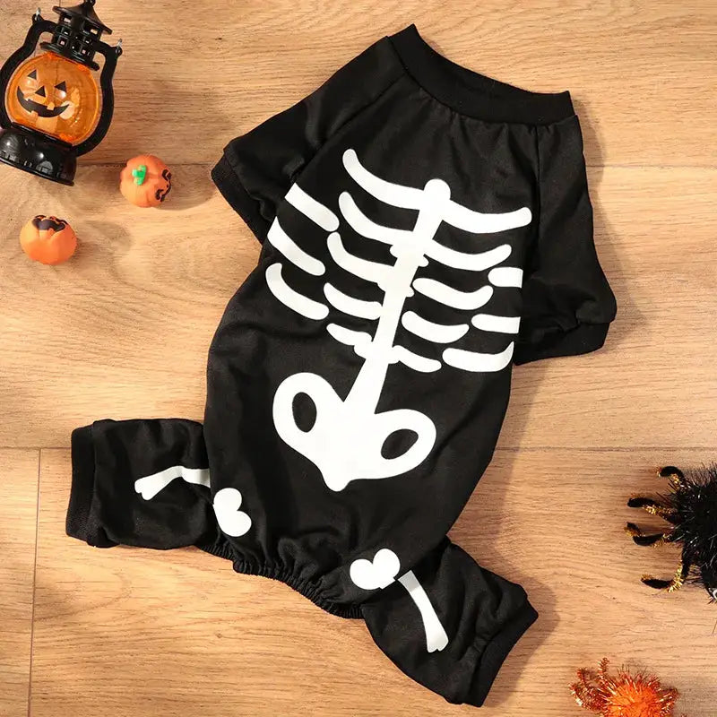 Halloween Dog Dress Pet Costume with Wings Cute Party Outfit Festival Clothing for Dogs by PawHaven