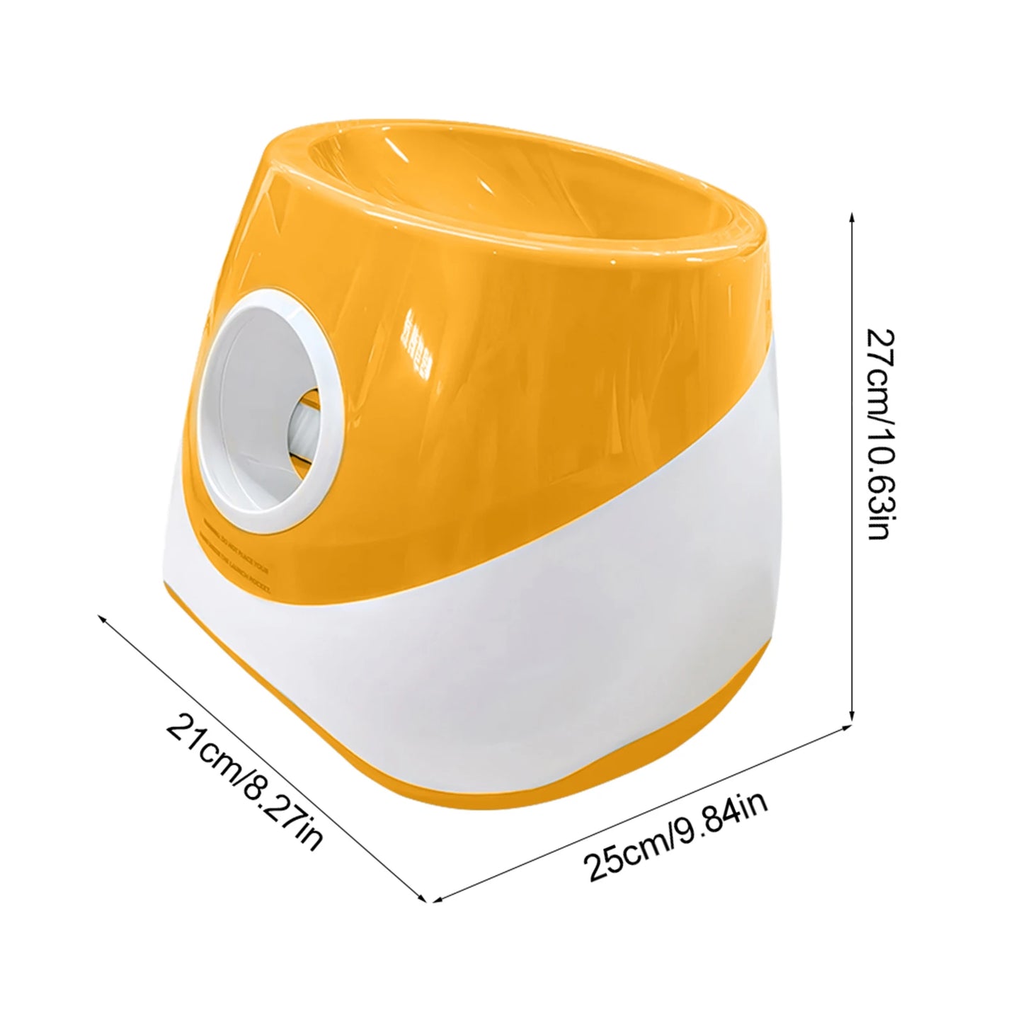 Automatic Dog Ball with 3 Distance for Medium & Small Dogs (Orange) by PawHaven