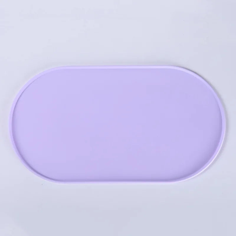 Waterproof Non-Slip Silicone Pet Mat, Easy Clean Foldable Anti-Leak Feeding Pad for Cats & Dog Waterproof Non-Slip Easy-Wash Pad by PawHaven