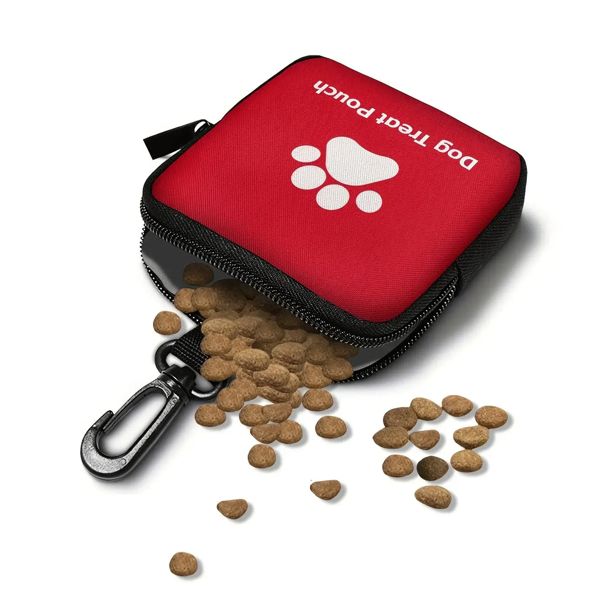 Premium Zippered Dog Treat Bag Portable Spill Proof by PawHaven
