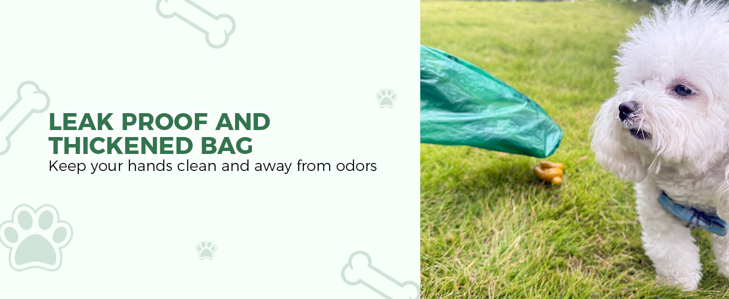 Dog Poop Bags with Dispenser - 540 Lavender Scented Waste Bags (36 Rolls) for Small/Large Dogs, Includes Carrier by PawHaven