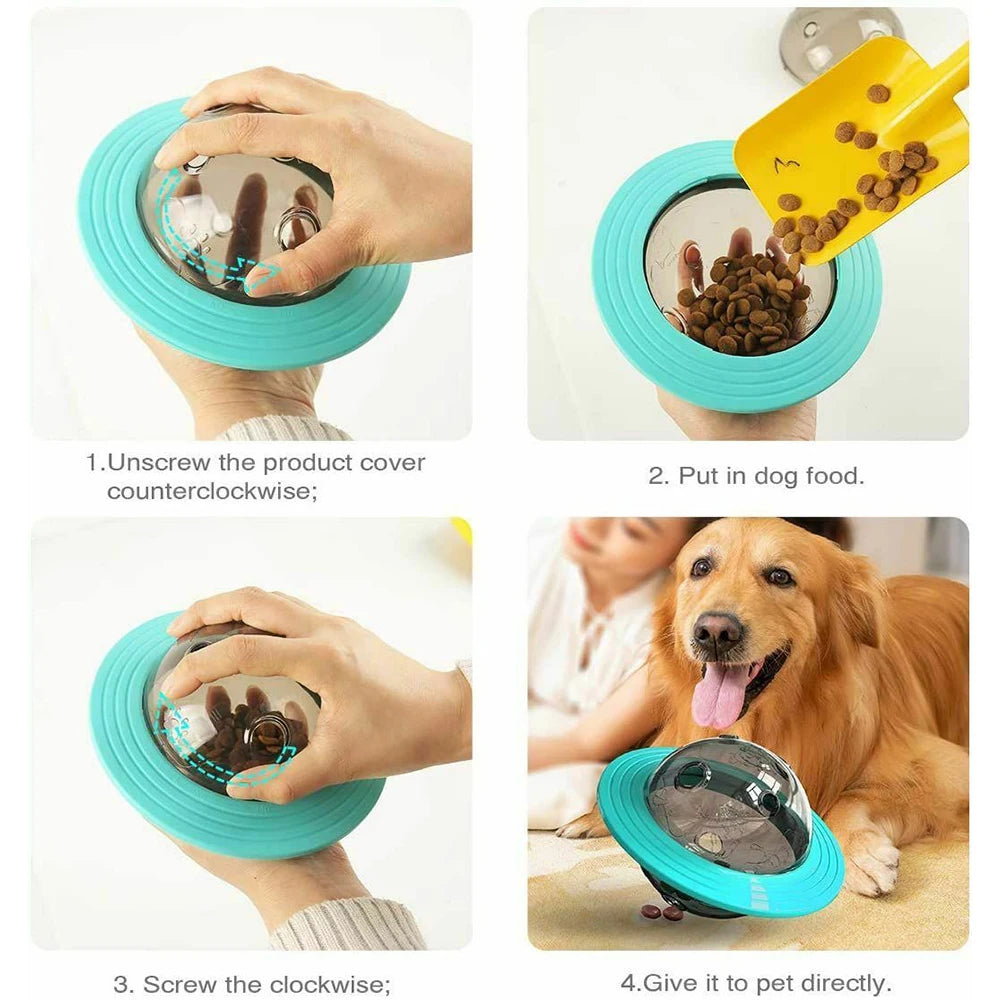 Premium Treat Puzzle Ball Feeder for Dogs and Cats by PawHaven