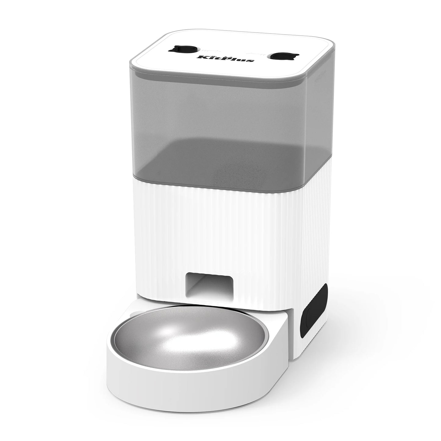 KITPLUS Automatic Cat Feeder, APP Control, Dog Feeder Automatic with Timer, Cat Food Dispenser, Locked Lid, Feeding＆Recordi by PawHaven
