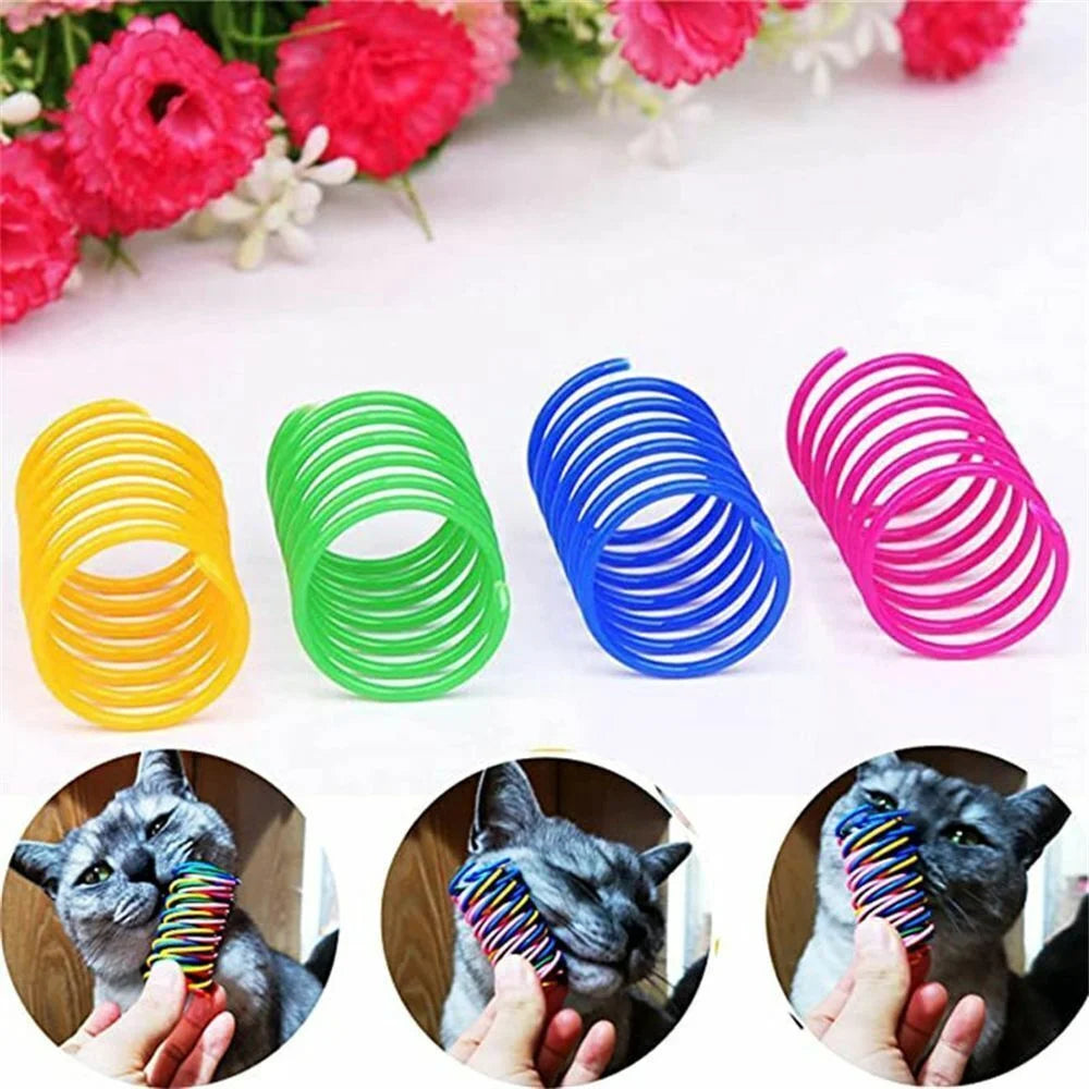 Premium Cat Spring Toy Kit Interactive Bouncy Play by PawHaven