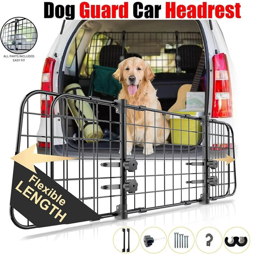 Premium Anti Collision Dog Car Barrier Back Seat by PawHaven