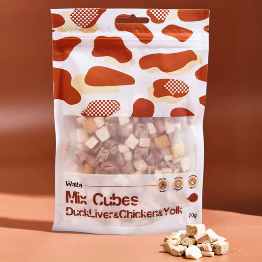 Waita Freeze Dried Mixed Cube Treats High Protein Reward by PawHaven