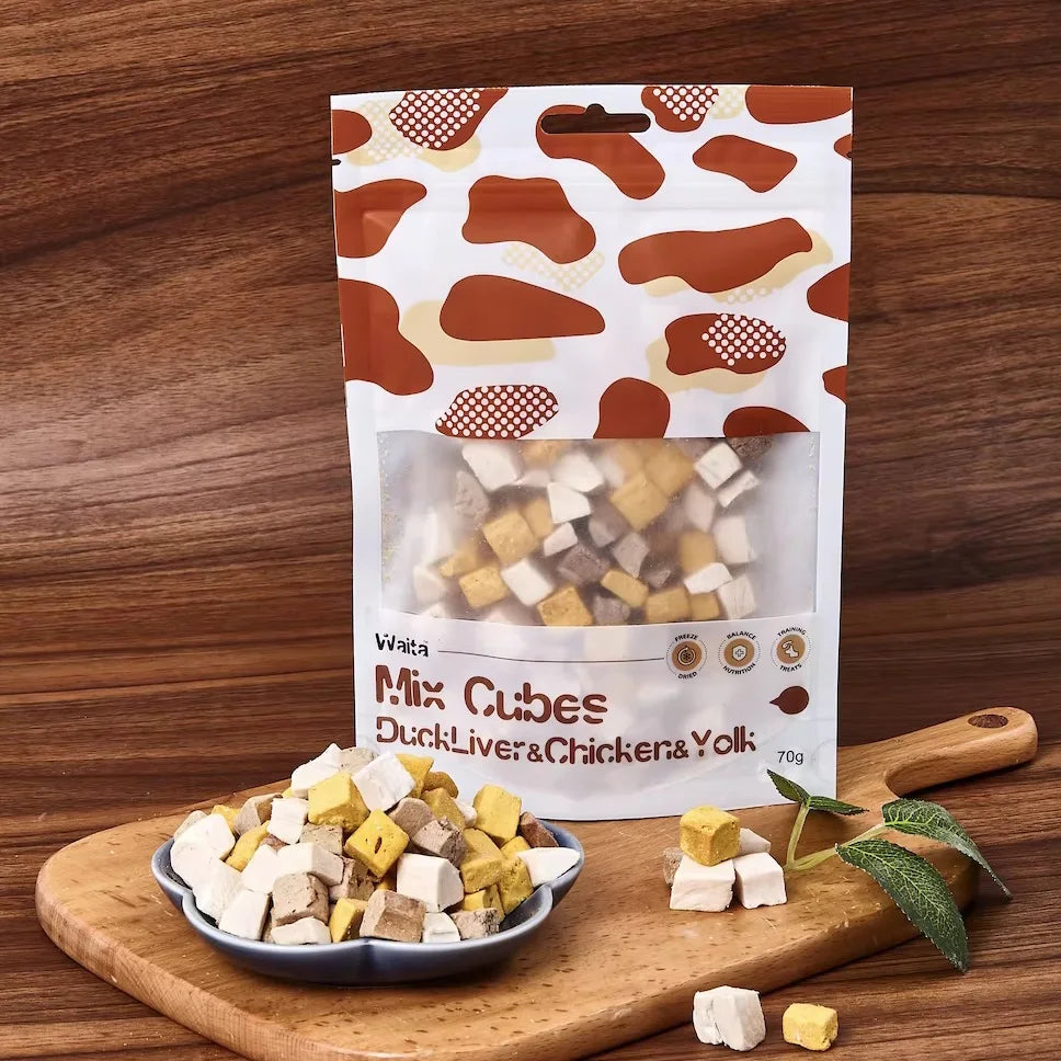 Waita Freeze Dried Mixed Cube Treats High Protein Reward by PawHaven