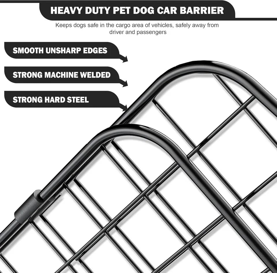 Premium Anti Collision Dog Car Barrier Back Seat by PawHaven