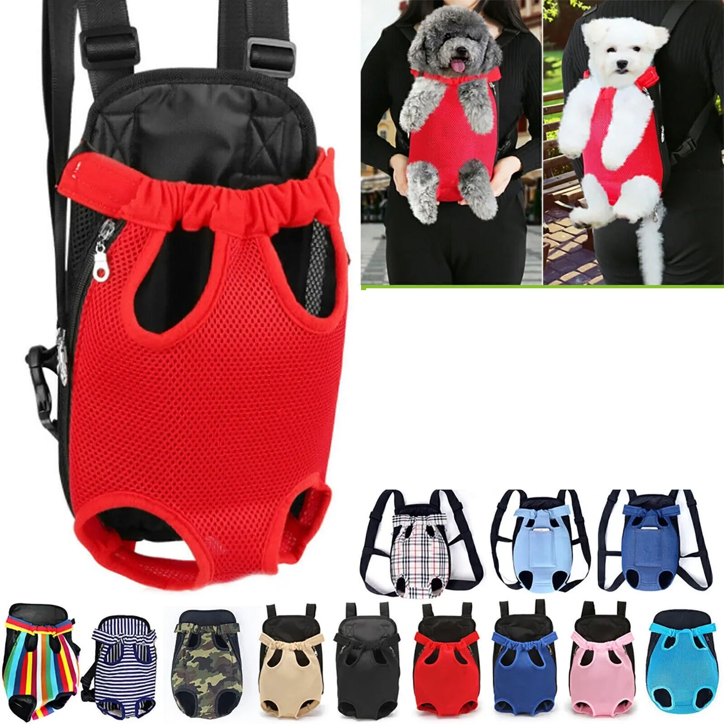 Premium Legs Out Pet Carrier Backpack For Dogs And Cats by PawHaven