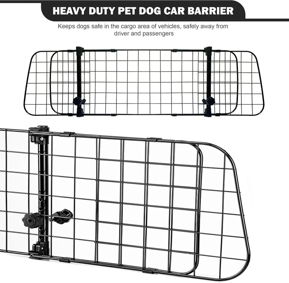 Premium Anti Collision Dog Car Barrier Back Seat by PawHaven