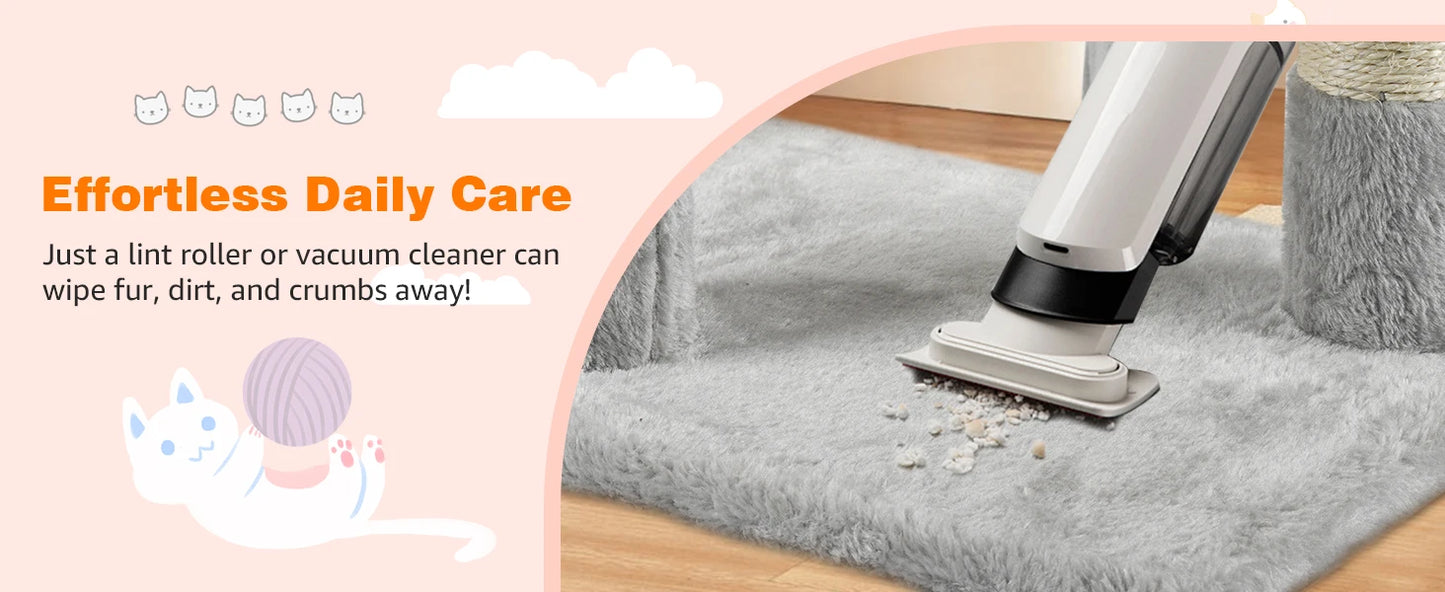 Cat Tree Multi-Level Tower Condo Scratching Post Kitten Toy Cozy Condo Climb Furniture Climbing Tower Activity Centre for Cats by PawHaven