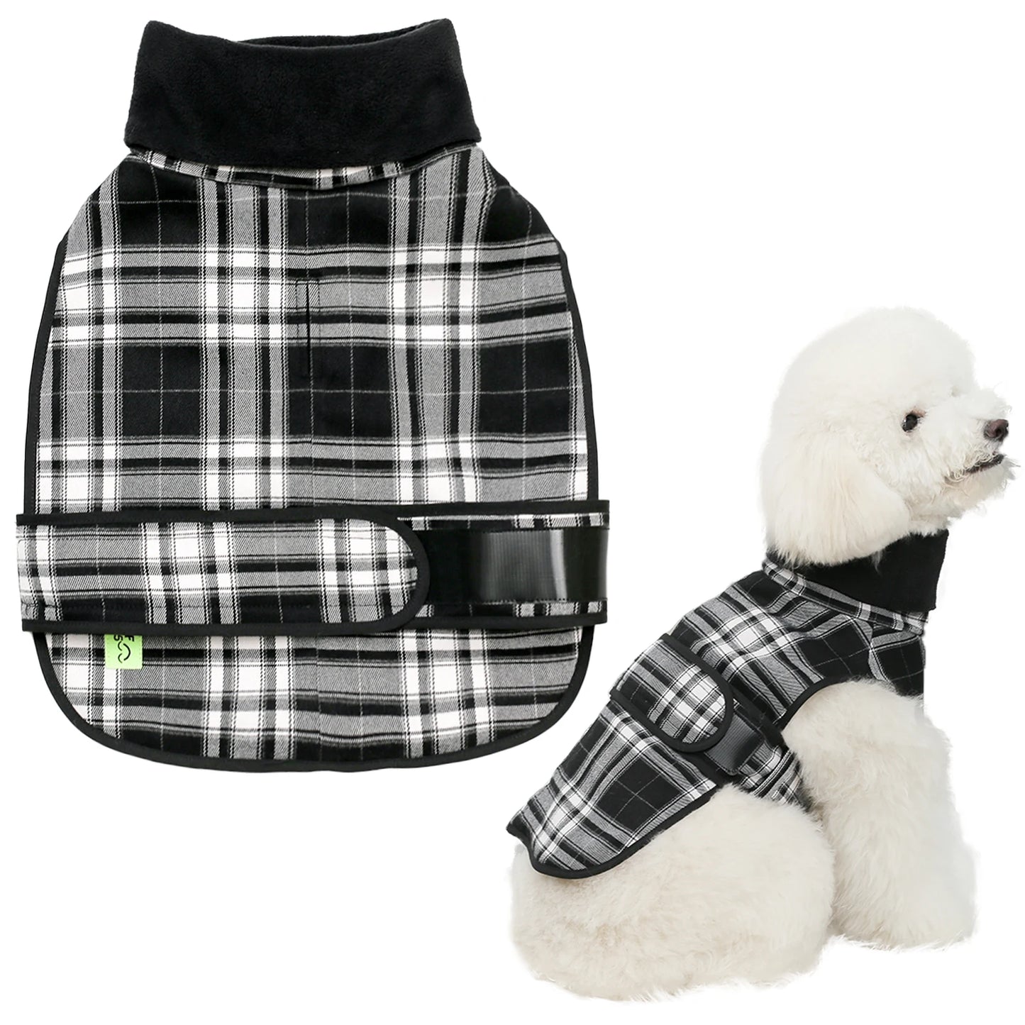 Stylish Water Repellent Warm Cosy Puppy Dog Apparel Warm Large Fluffy Stretch Dog Clothes Jumpers Vest Coat by PawHaven