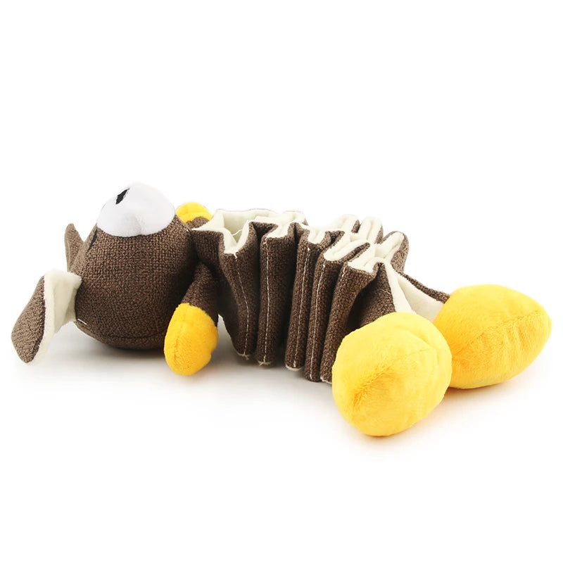 Cloth Leakage Food Dog Toy For Puppy Hippo Slow Feed Small Dog Toys Kangaroo Koala Cotton Linen Slow Eat Pet Toy by PawHaven