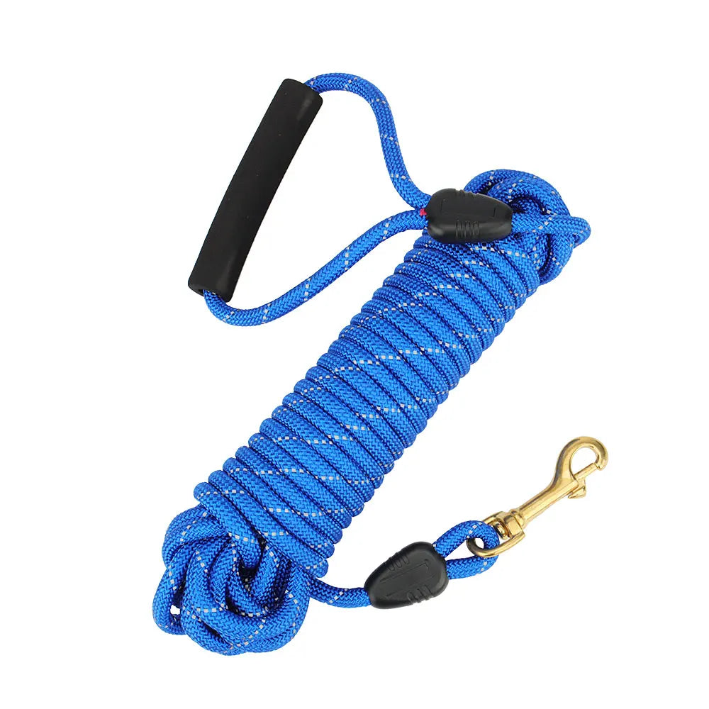 Reflective Dog Leashes Long Pet Leash Outdoor Puppy Cat Dog Training Walk Tracking Rope 5M/10M/20M by PawHaven