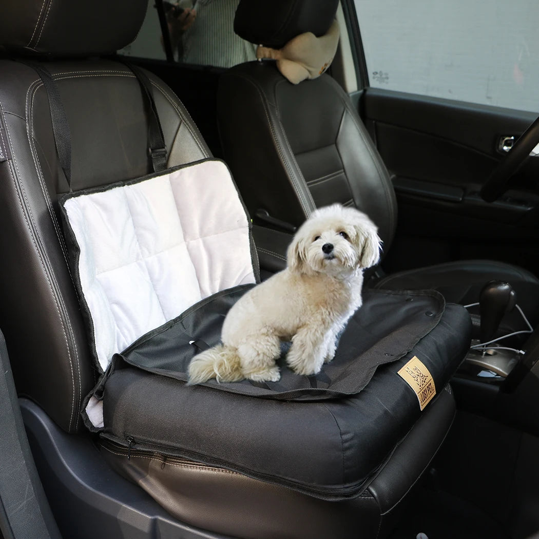 Premium Car Seat Cover And Booster Bed For Pets by PawHaven