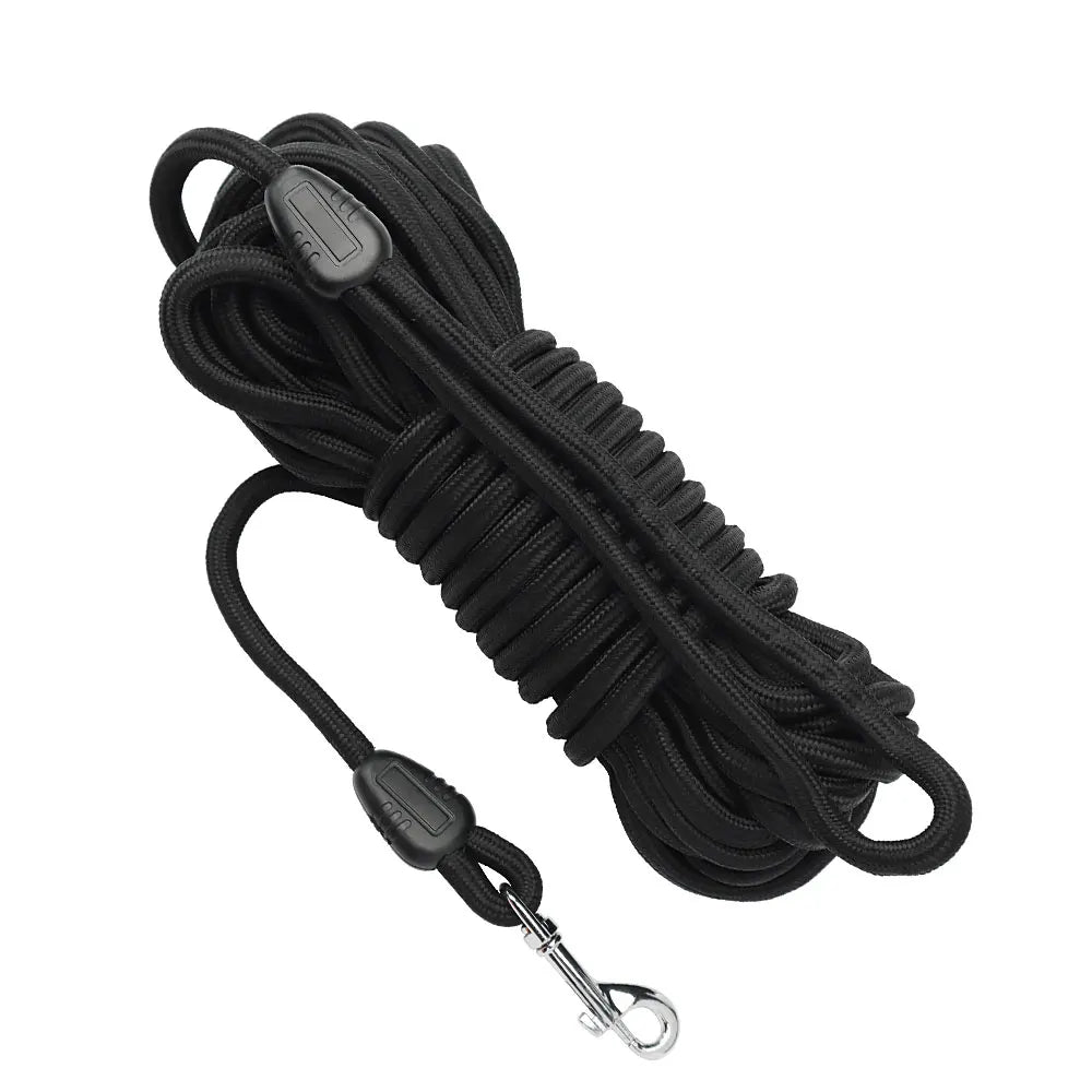 5M/10M/15M Long Style Big Dog Leash Tracking Round Rope Outdoor Walk Training Pet Lead Leashes For Medium Large Dogs by PawHaven
