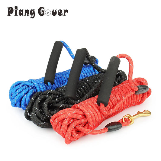 Reflective Dog Leashes Long Pet Leash Outdoor Puppy Cat Dog Training Walk Tracking Rope 5M/10M/20M by PawHaven