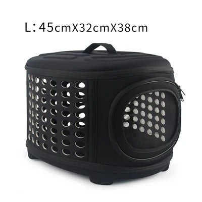 Dog Carrier Bag Portable Cat Handbag Foldable Travel Pet Bag Puppy Carrying Mesh Shoulder Dog Bag S/M/L by PawHaven