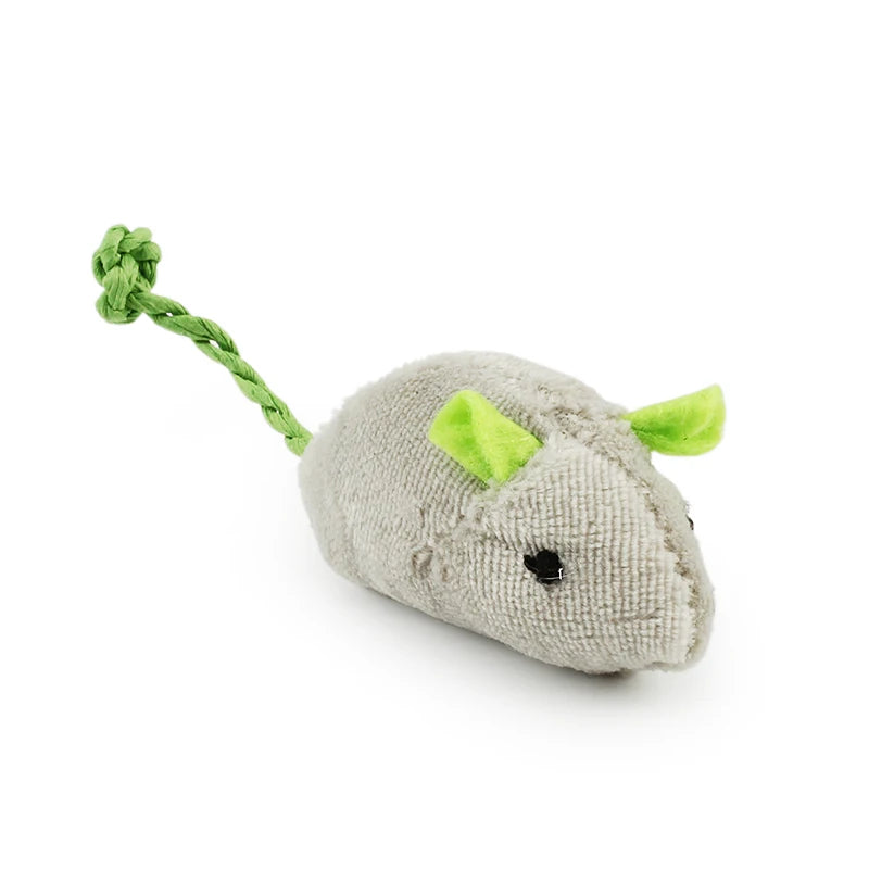 6pcs Mix Pet Toy Catnip Mice Cats Toys Fun Plush Mouse Cat Toy For Kitten by PawHaven