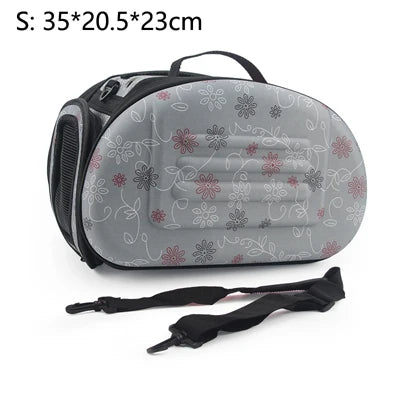 Dog Carrier Bag Portable Cat Handbag Foldable Travel Pet Bag Puppy Carrying Mesh Shoulder Dog Bag S/M/L by PawHaven