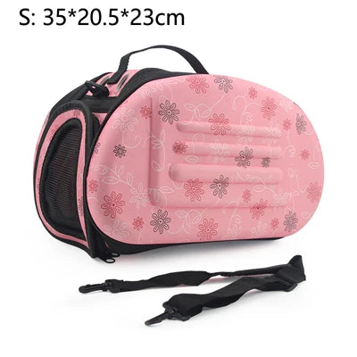 Dog Carrier Bag Portable Cat Handbag Foldable Travel Pet Bag Puppy Carrying Mesh Shoulder Dog Bag S/M/L by PawHaven