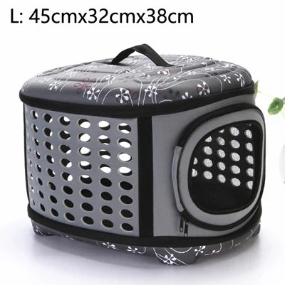 Dog Carrier Bag Portable Cat Handbag Foldable Travel Pet Bag Puppy Carrying Mesh Shoulder Dog Bag S/M/L by PawHaven