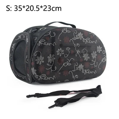 Dog Carrier Bag Portable Cat Handbag Foldable Travel Pet Bag Puppy Carrying Mesh Shoulder Dog Bag S/M/L by PawHaven