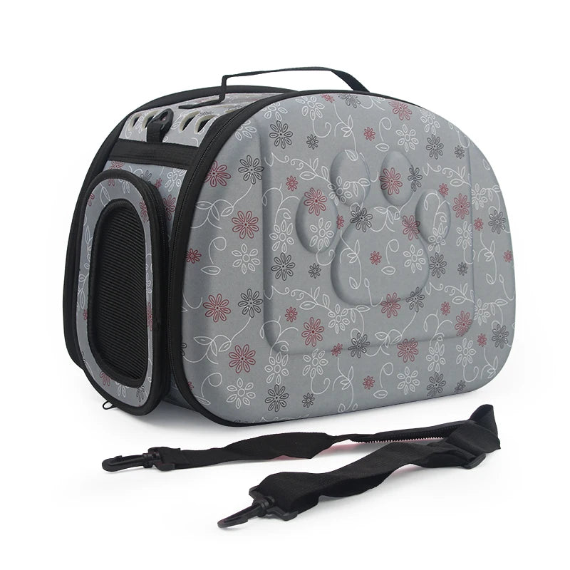 Dog Carrier Bag Portable Cat Handbag Foldable Travel Pet Bag Puppy Carrying Mesh Shoulder Dog Bag S/M/L by PawHaven