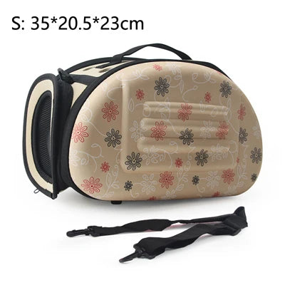 Dog Carrier Bag Portable Cat Handbag Foldable Travel Pet Bag Puppy Carrying Mesh Shoulder Dog Bag S/M/L by PawHaven
