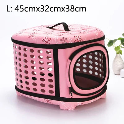 Dog Carrier Bag Portable Cat Handbag Foldable Travel Pet Bag Puppy Carrying Mesh Shoulder Dog Bag S/M/L by PawHaven