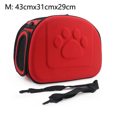 Dog Carrier Bag Portable Cat Handbag Foldable Travel Pet Bag Puppy Carrying Mesh Shoulder Dog Bag S/M/L by PawHaven