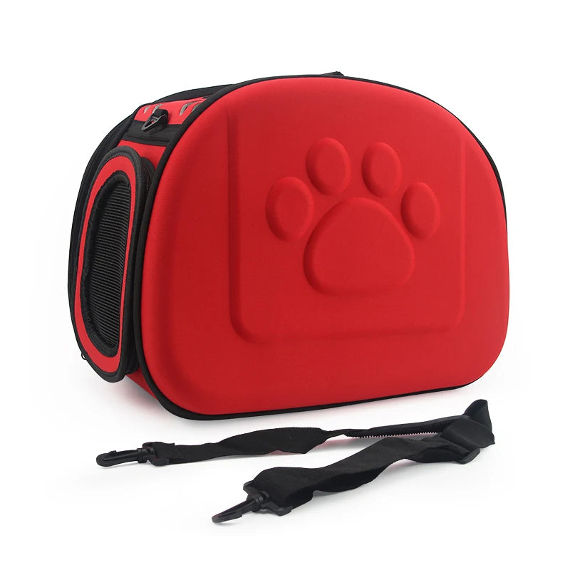 Dog Carrier Bag Portable Cat Handbag Foldable Travel Pet Bag Puppy Carrying Mesh Shoulder Dog Bag S/M/L by PawHaven