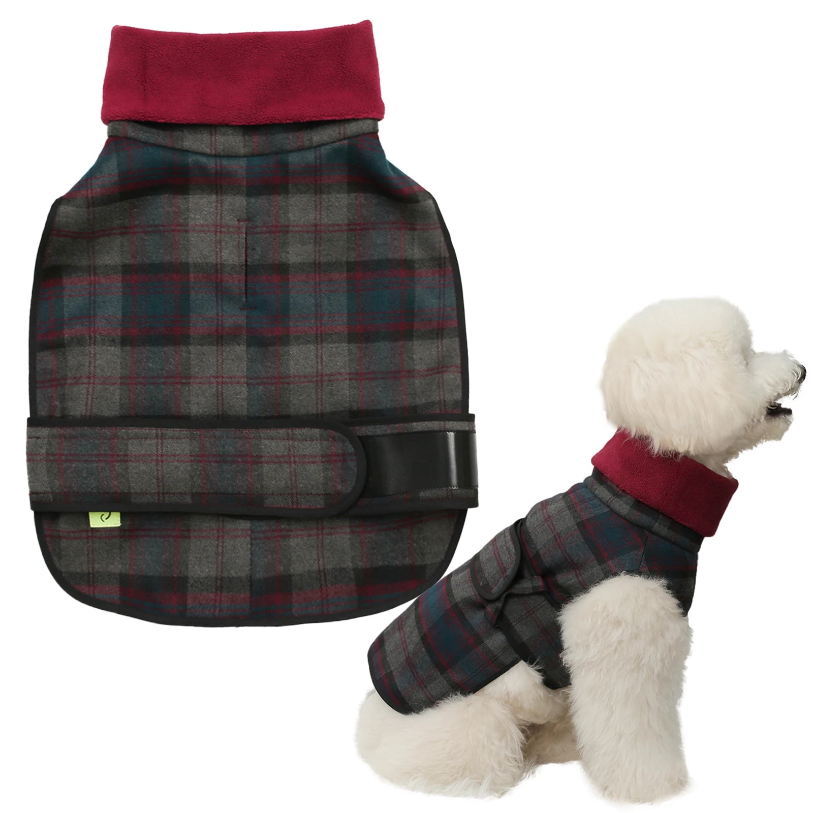 Stylish Water Repellent Warm Cosy Puppy Dog Apparel Warm Large Fluffy Stretch Dog Clothes Jumpers Vest Coat by PawHaven