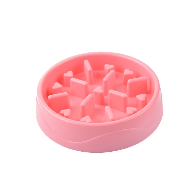 Heart Dog Bowl Anti Choke Dog Feeding Food Bowls Puppy Slow Eat Pet Bowl Feeder Dishes by PawHaven