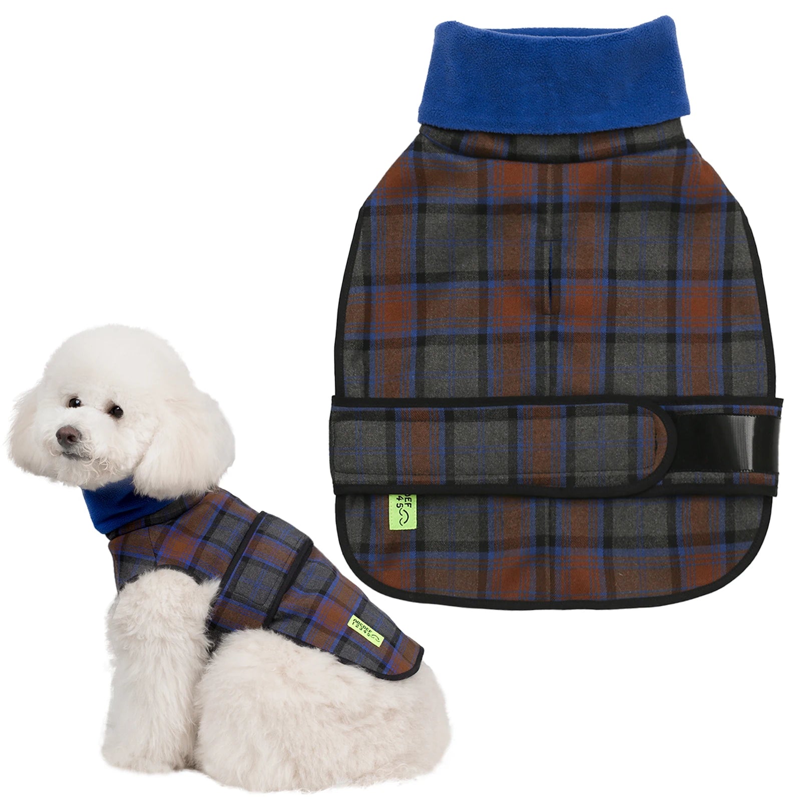 Stylish Water Repellent Warm Cosy Puppy Dog Apparel Warm Large Fluffy Stretch Dog Clothes Jumpers Vest Coat by PawHaven