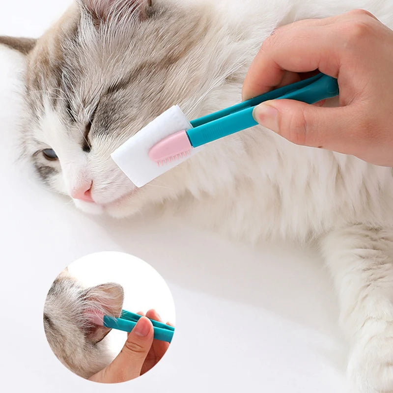 Silicone Pet Eye Cleaning Brush For Tear Stain Removal by PawHaven