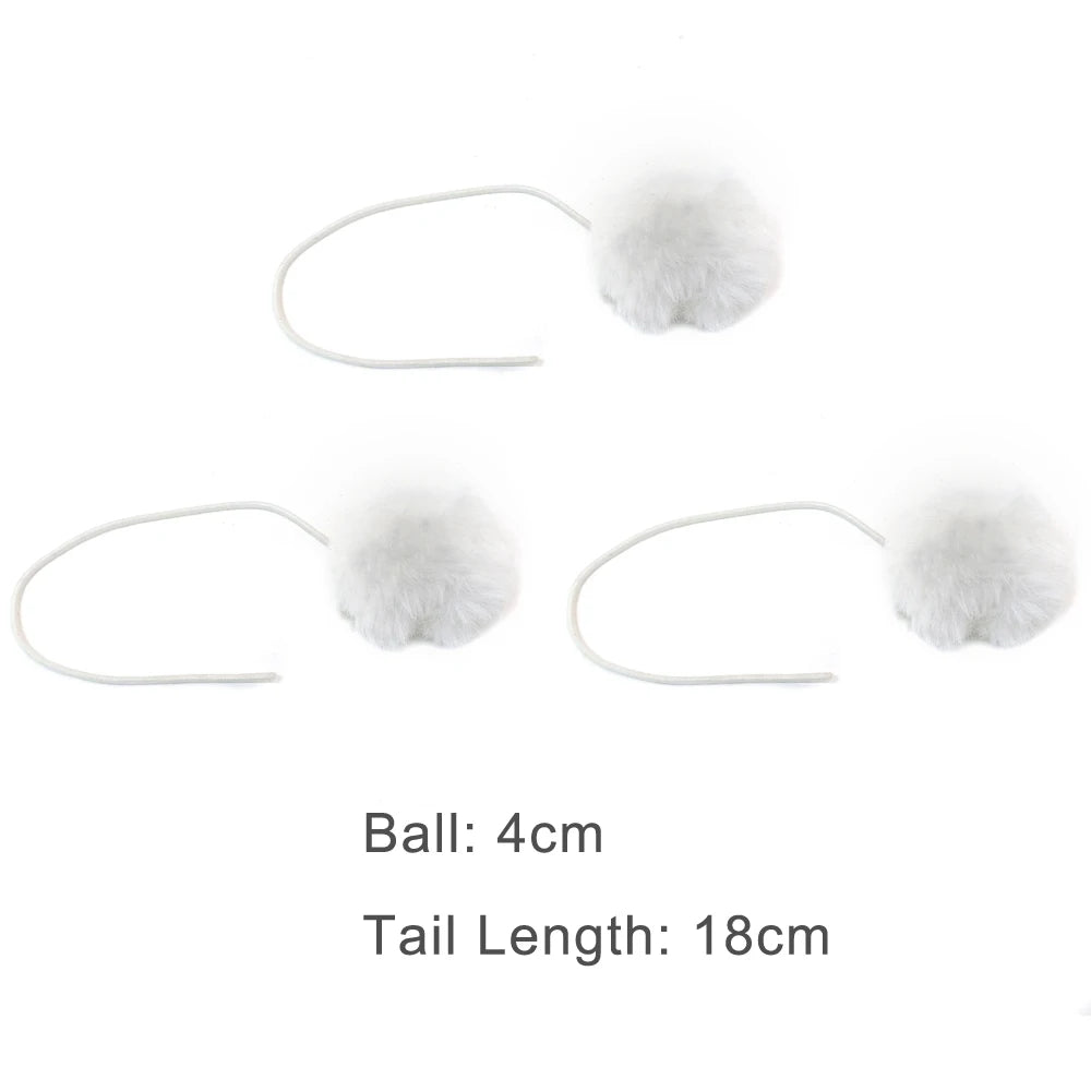 Hanging Furry Balls Cat House Toys Accessories Sisal Hang Ball Pet Toy Supplies by PawHaven
