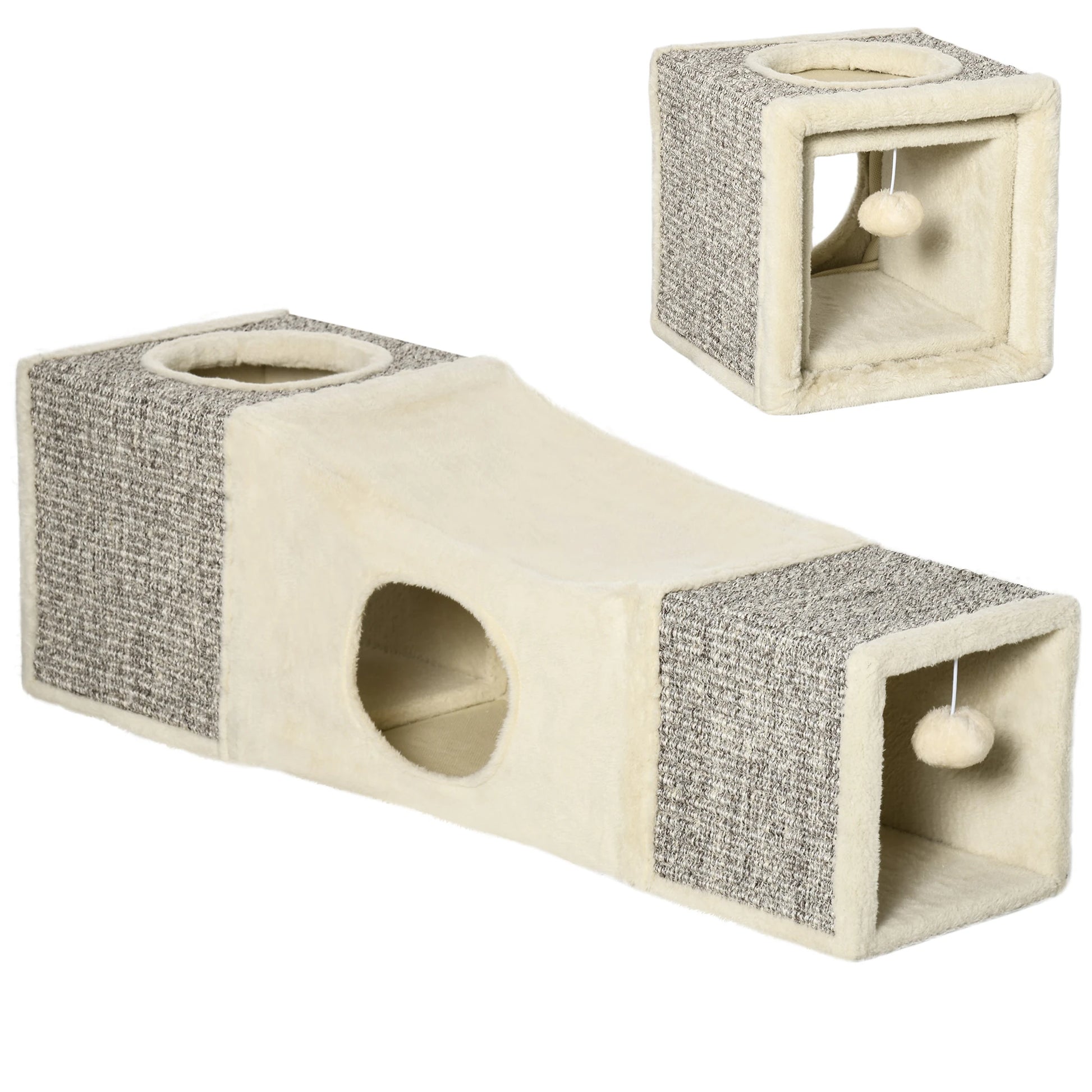PawHut Premium Cat Tunnel For Indoor Play by PawHaven