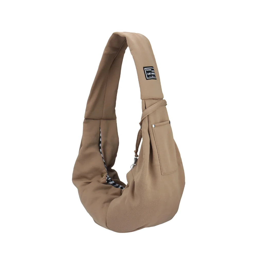 Portable Pet Shoulder Bag Phone Pocket Outdoor Carrier Dog Cat Bag Puppy Kitten Travel Handbag by PawHaven
