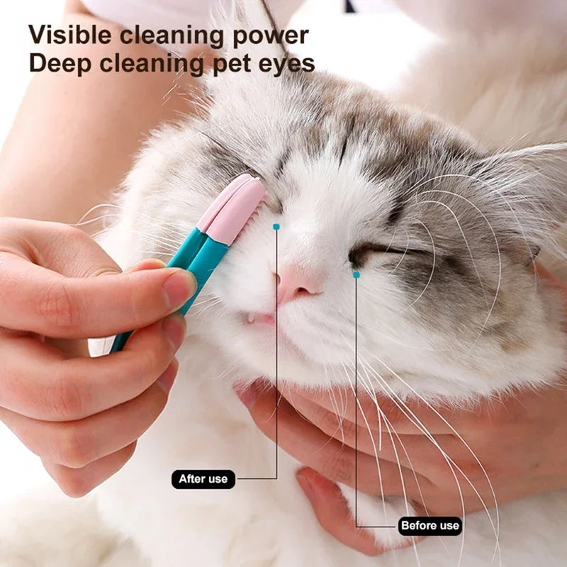Silicone Pet Eye Cleaning Brush For Tear Stain Removal by PawHaven