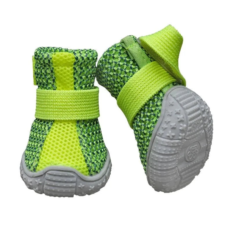 Comfortable Breathable Mesh Dog Shoes, Easy Wear Pet Footwear for Puppies and Small Dogs by PawHaven