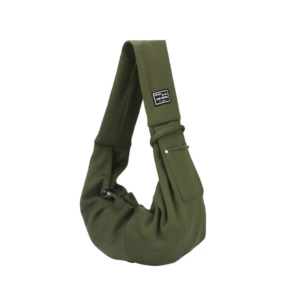 Portable Pet Shoulder Bag Phone Pocket Outdoor Carrier Dog Cat Bag Puppy Kitten Travel Handbag by PawHaven