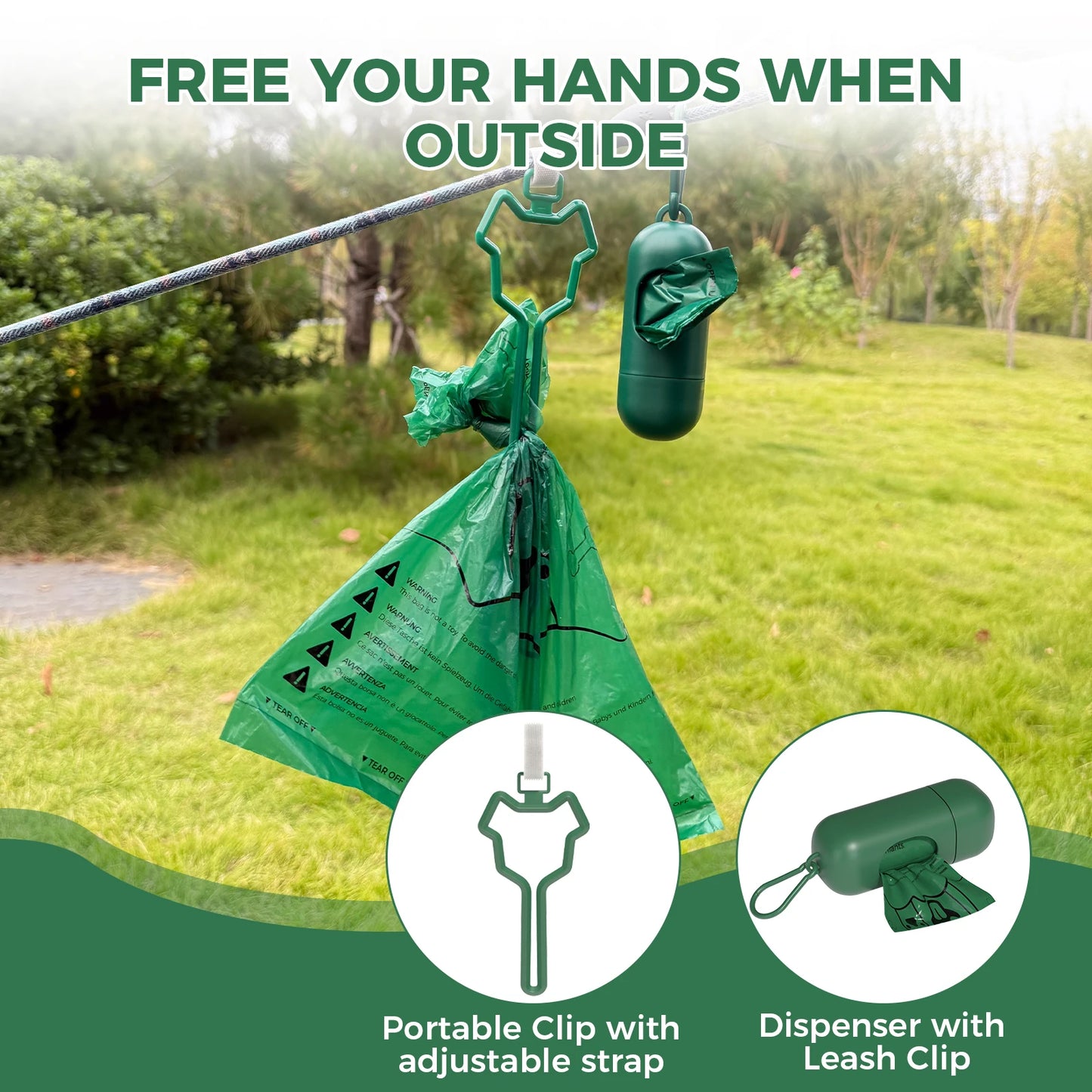 Extra Thick Biodegradable Poop Bags For Dogs Lavender Scent by PawHaven