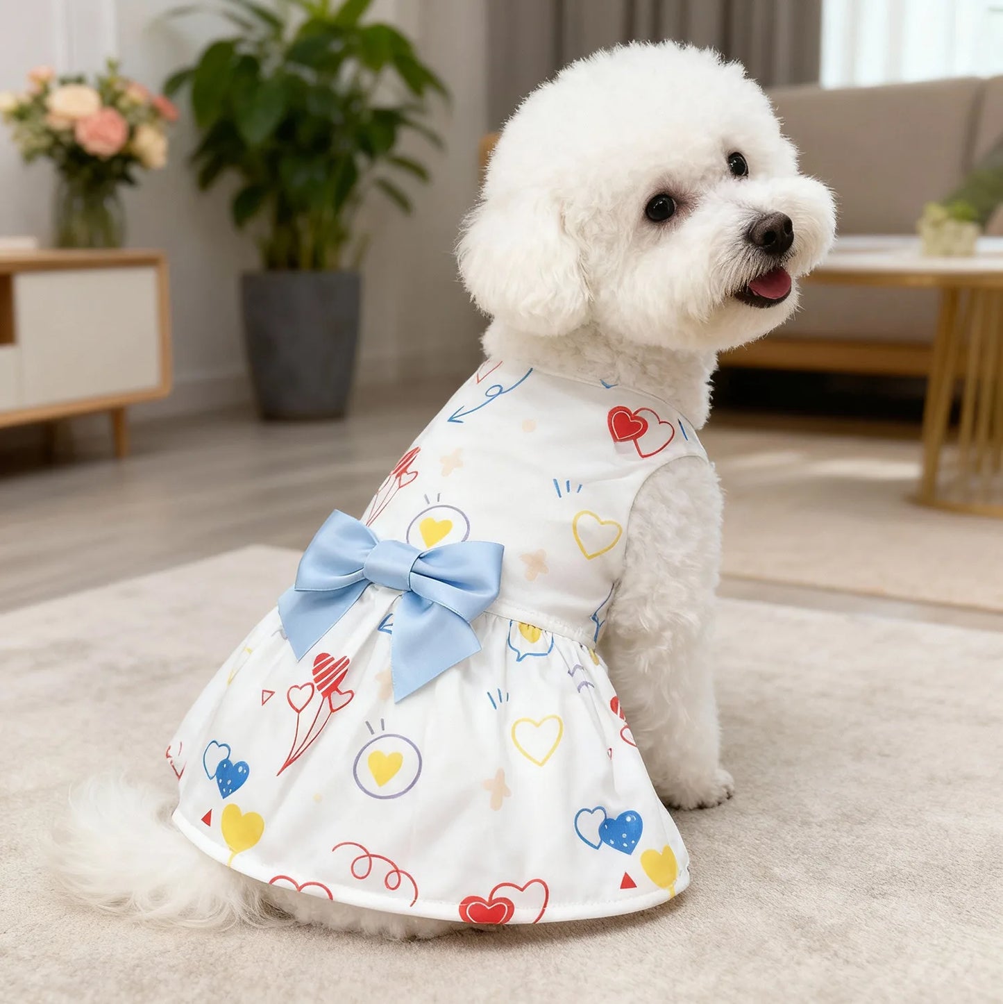 Dog spring summer Dress Outfit for Small Medium Large Breeds Pet Clothes by PawHaven