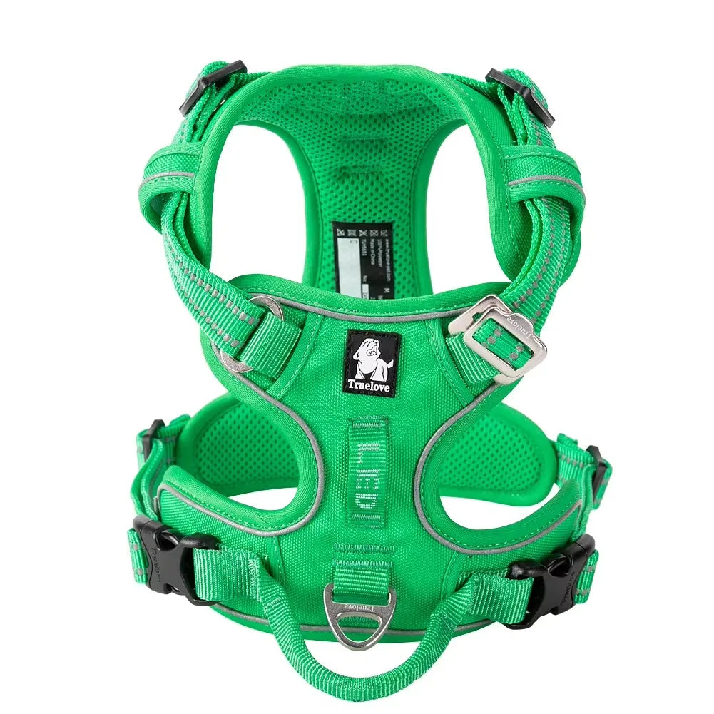 Premium Reflective Dog Vest Harness With Nylon Padding by PawHaven