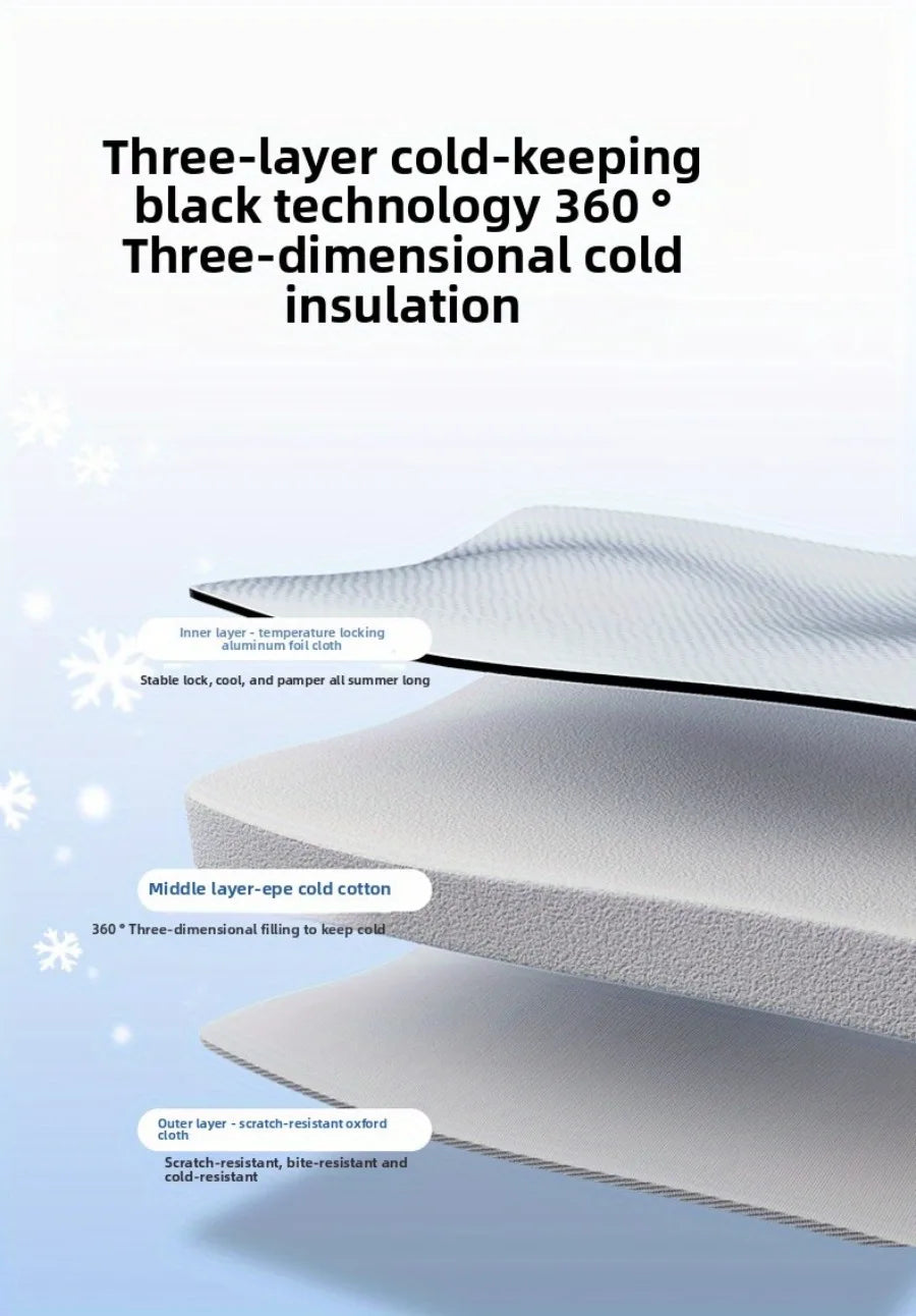summer small middle Cat dog Ice House Air Conditioning BED Summer Cooling Tool Nest Dog Dog Four Seasons Pet Ice House by PawHaven